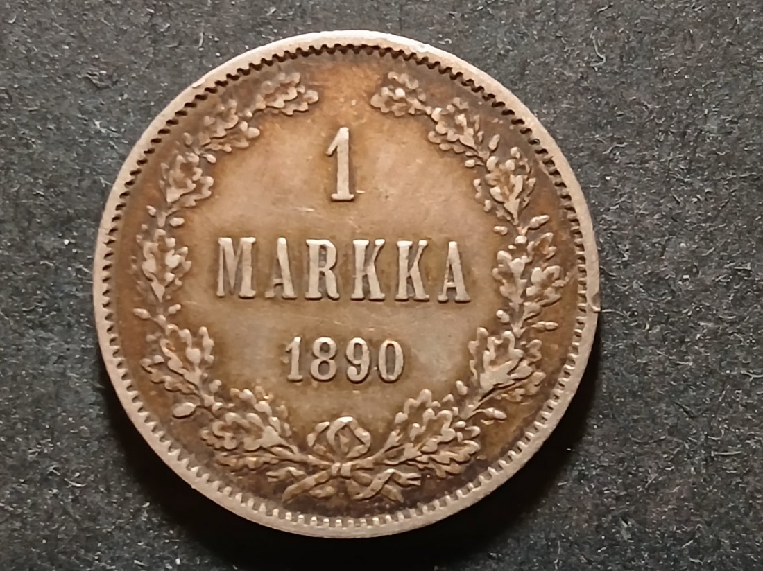  Finlandia - 1 Markkaa 1890   