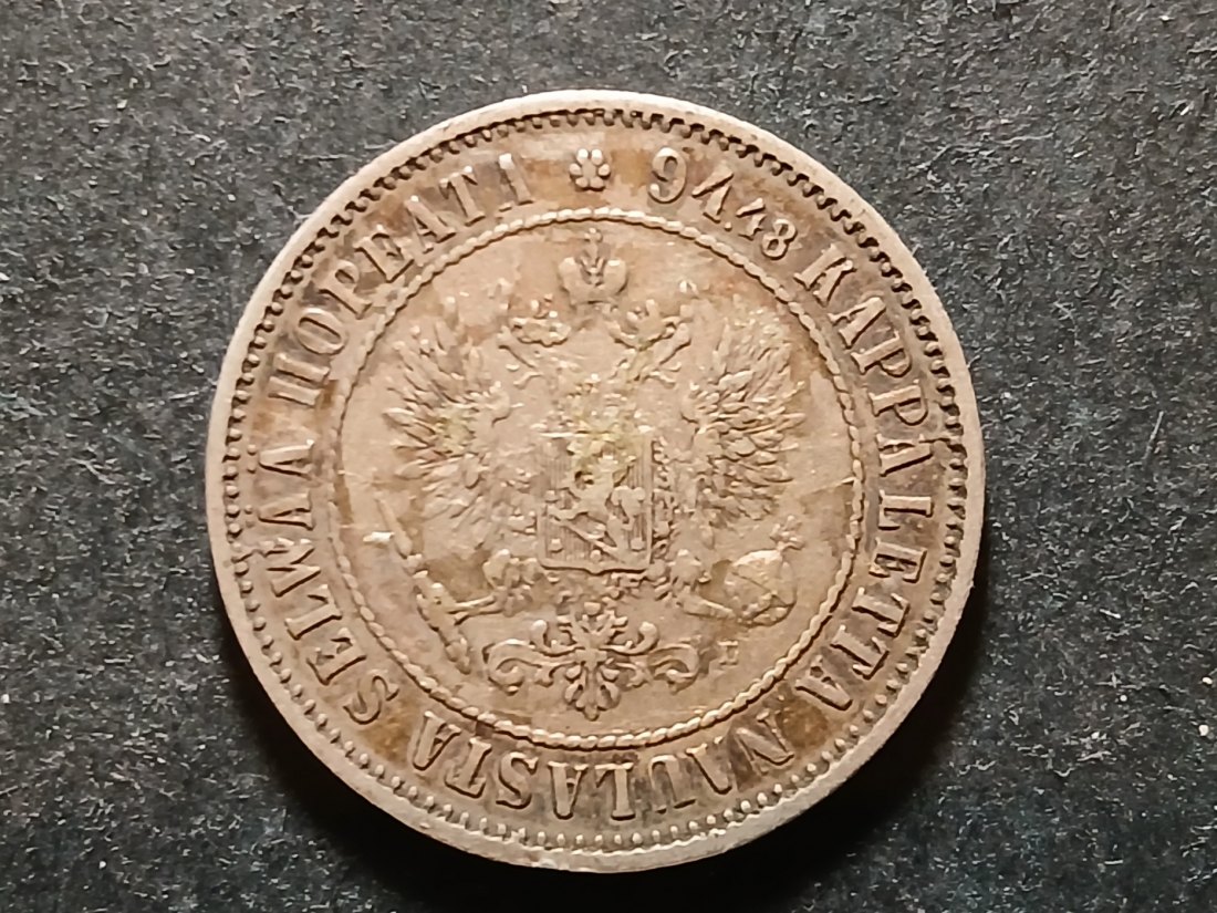  Finlandia - 1 Markkaa 1890   