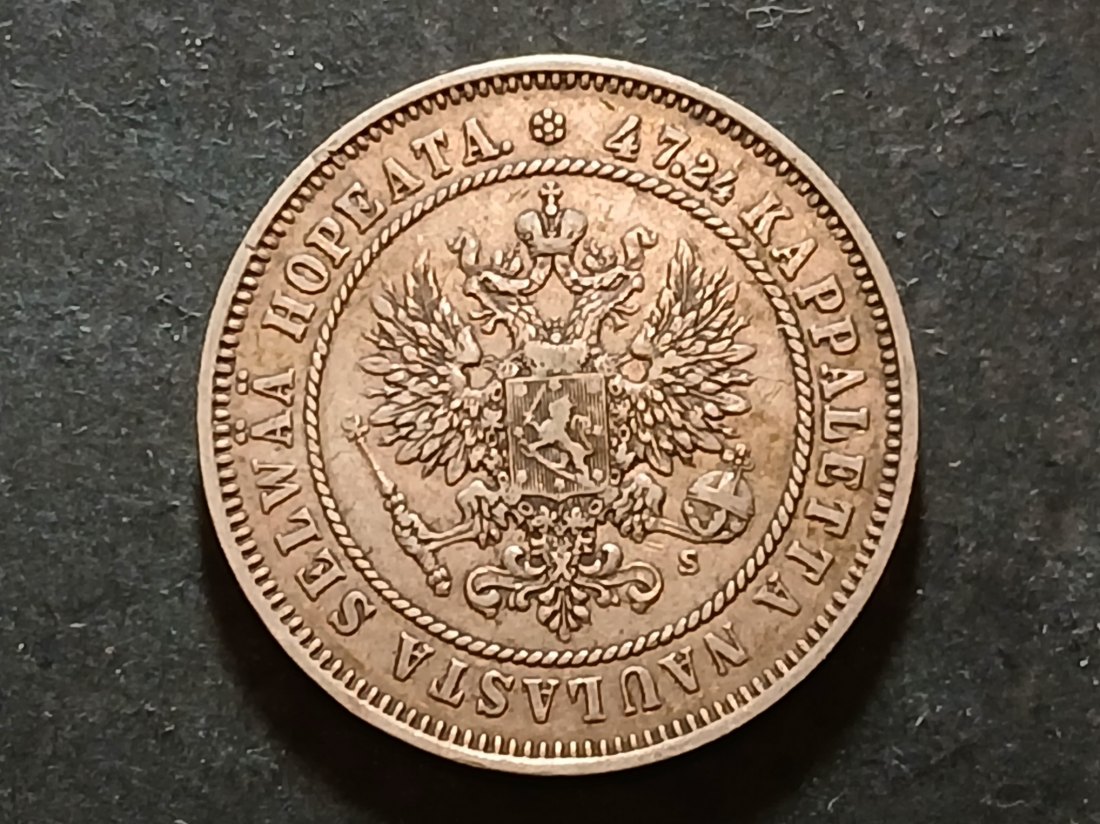  Finlandia - 2 Markkaa 1874   