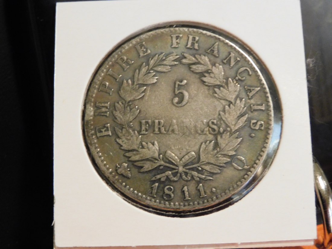  FRANCE 5 FRANCS 1811 Q [PERPIGNAN].GRADE-PLEASE SEE PHOTOS.   