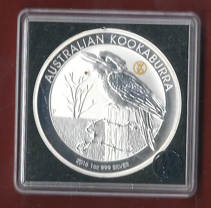  Australien Kookaburra 1 D 2016 St AG 1 OZ Koblenzer Münzen Studio Koblenz Frank Maurer AH670   