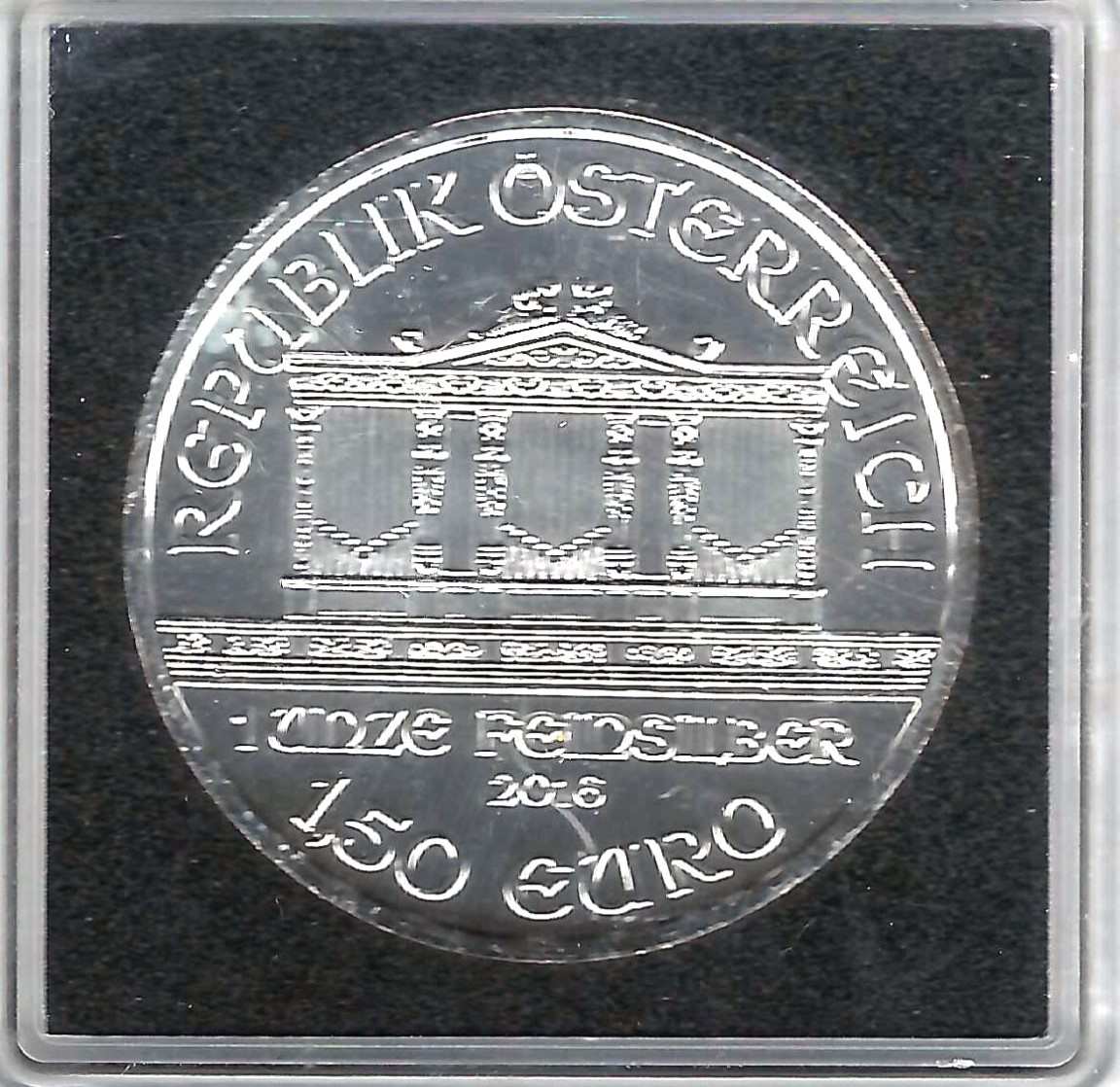  Österreich 1,50€ Wiener Philharmoniker 2016 1 OZ Koblenzer Münzen Studio Koblenz Frank Maurer AH705   