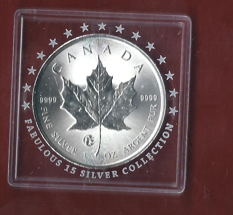  Kanada Maple Leaf 2015  AG 1 OZ Koblenzer Münzen Studio Koblenz Frank Maurer AH685   