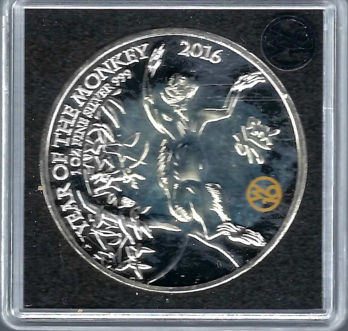  Großbritannien 2 Pfund Year of the Monkey 2016 Silber Münzenankauf Koblenz Frank Maurer AH706   