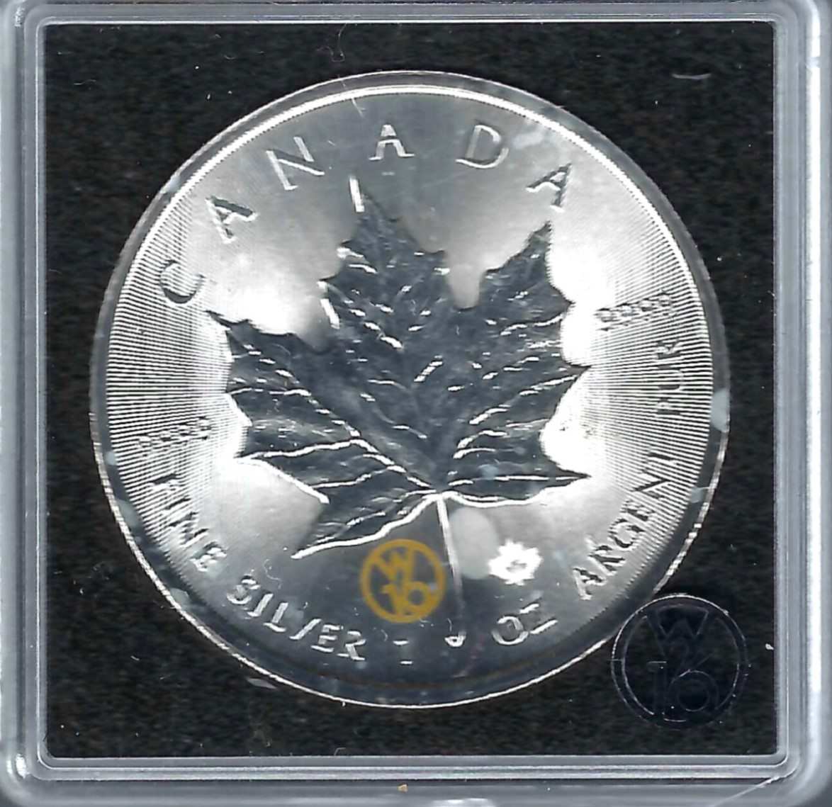  Kanada Maple Leaf 2016 AG 1 OZ Koblenzer Münzen Studio Koblenz Frank Maurer AH707   