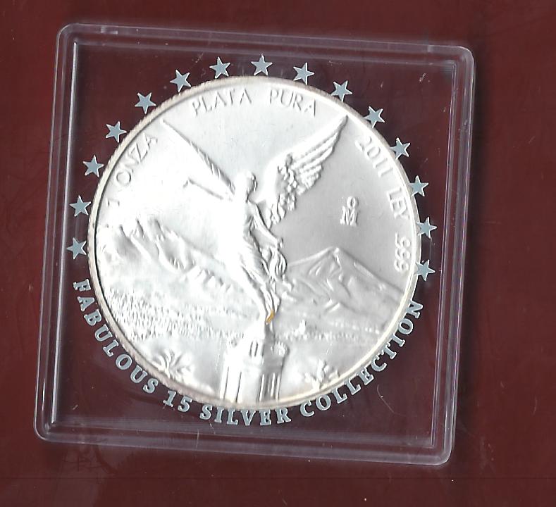  Mexico 2011  AG 1 OZ Koblenzer Münzen Studio Koblenz Frank Maurer AH689   