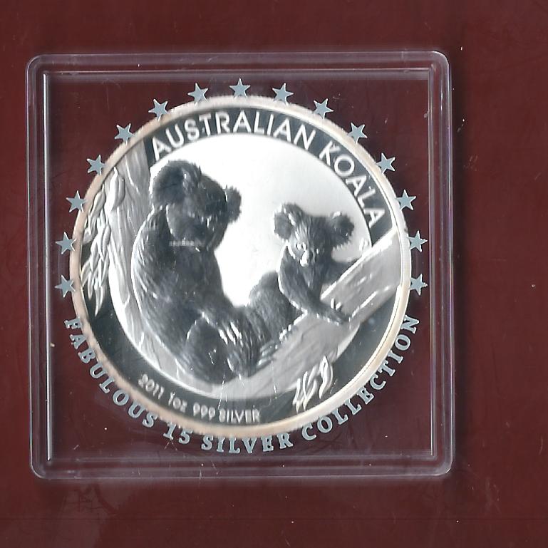  Koala 2011  AG 1 OZ Koblenzer Münzen Studio Koblenz Frank Maurer AH690   