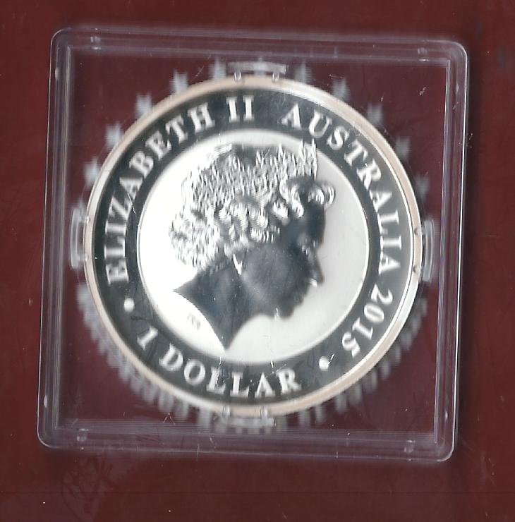  Australien 2015  AG 1 OZ Koblenzer Münzen Studio Koblenz Frank Maurer AH693   