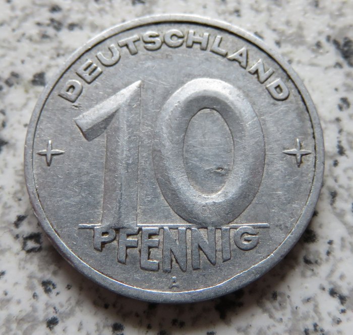  DDR 10 Pfennig 1950 A   