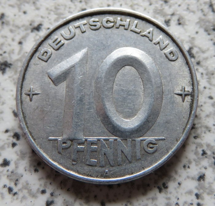  DDR 10 Pfennig 1950 A   