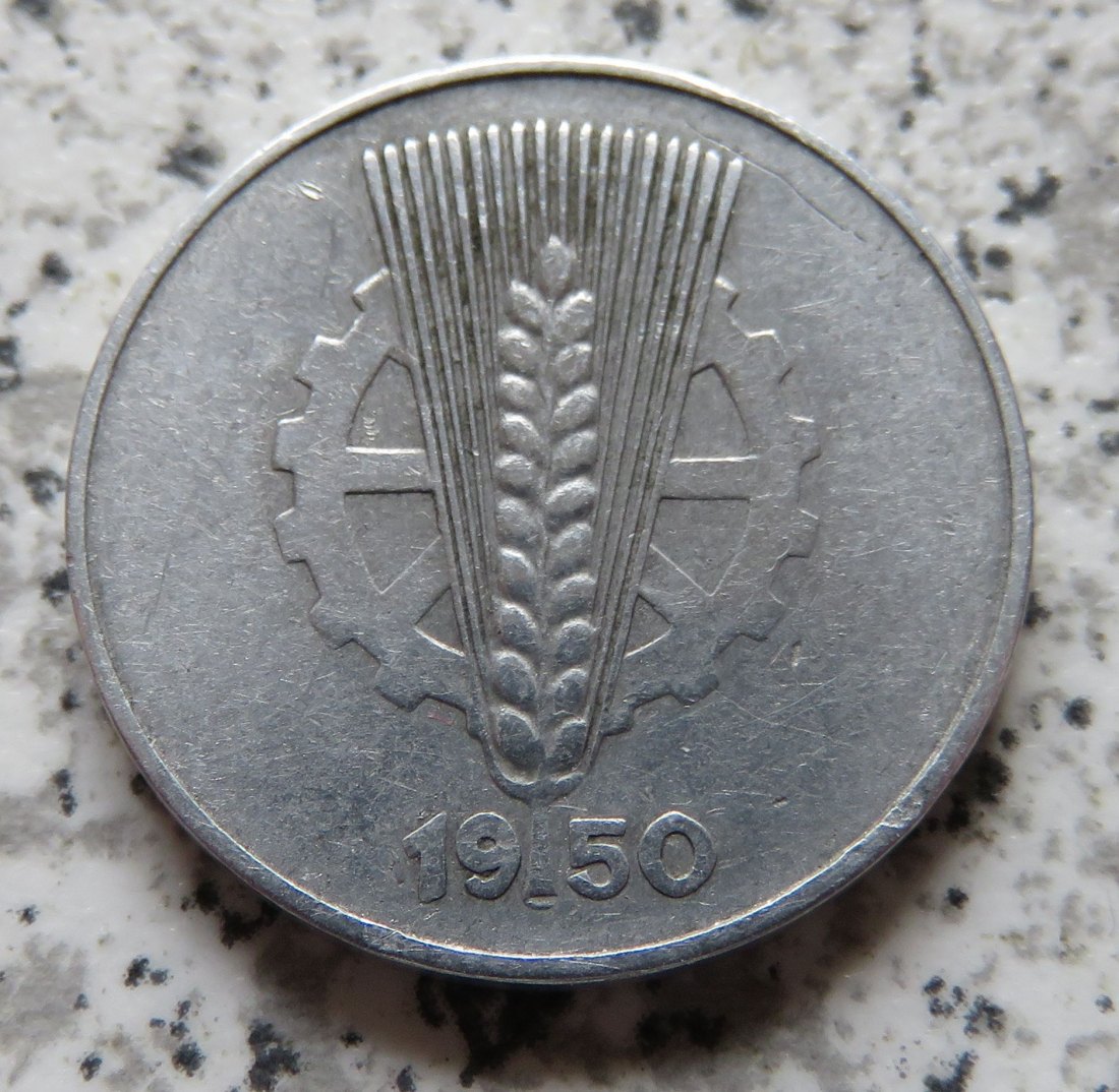  DDR 10 Pfennig 1950 E   