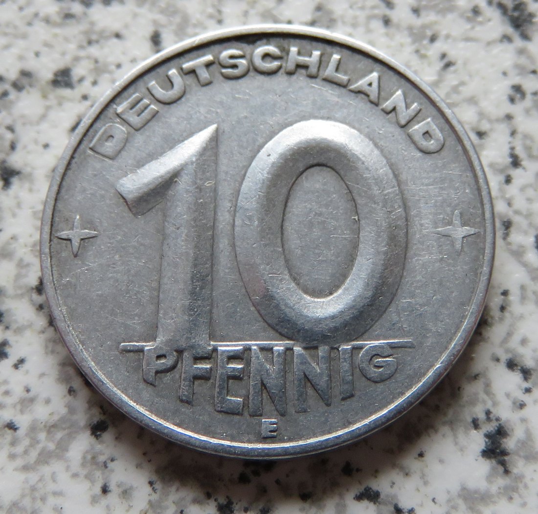  DDR 10 Pfennig 1950 E   