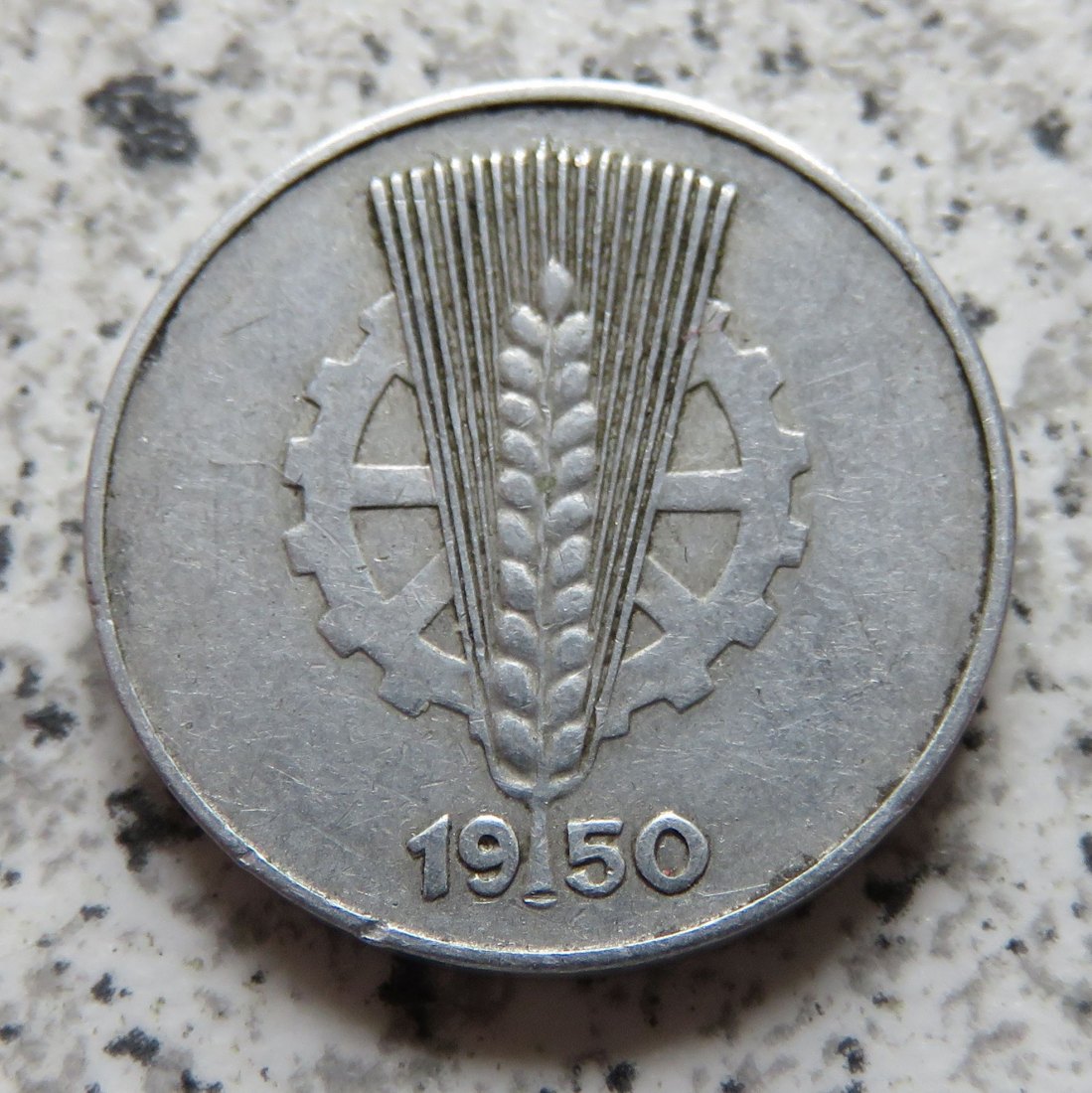  DDR 10 Pfennig 1950 E   