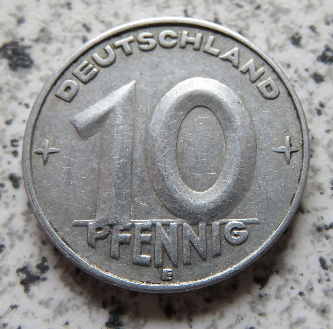  DDR 10 Pfennig 1950 E   