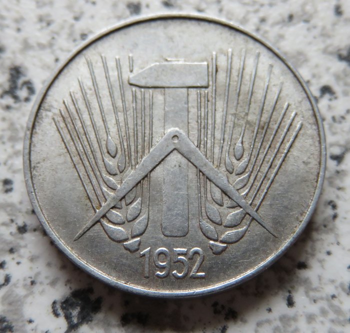  DDR 10 Pfennig 1952 A   