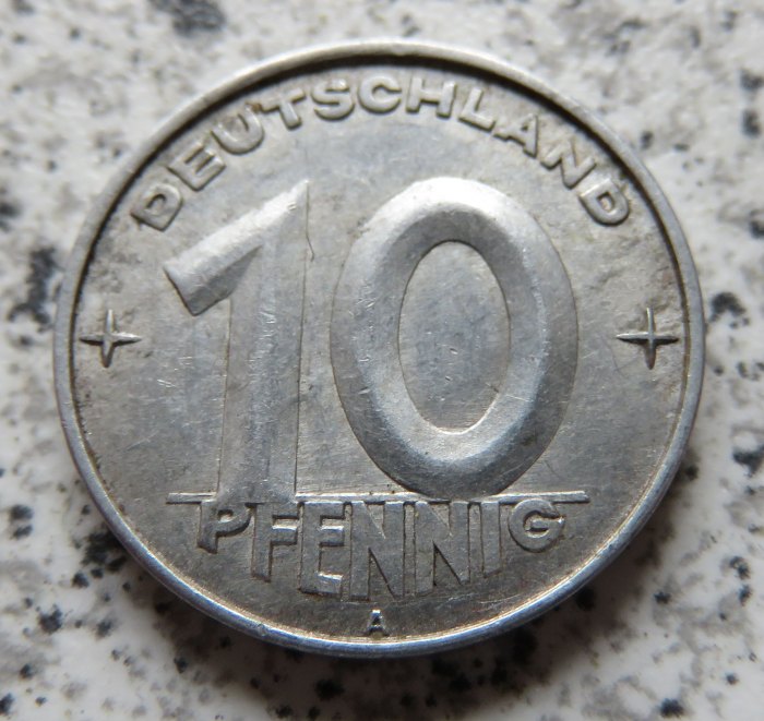  DDR 10 Pfennig 1952 A   