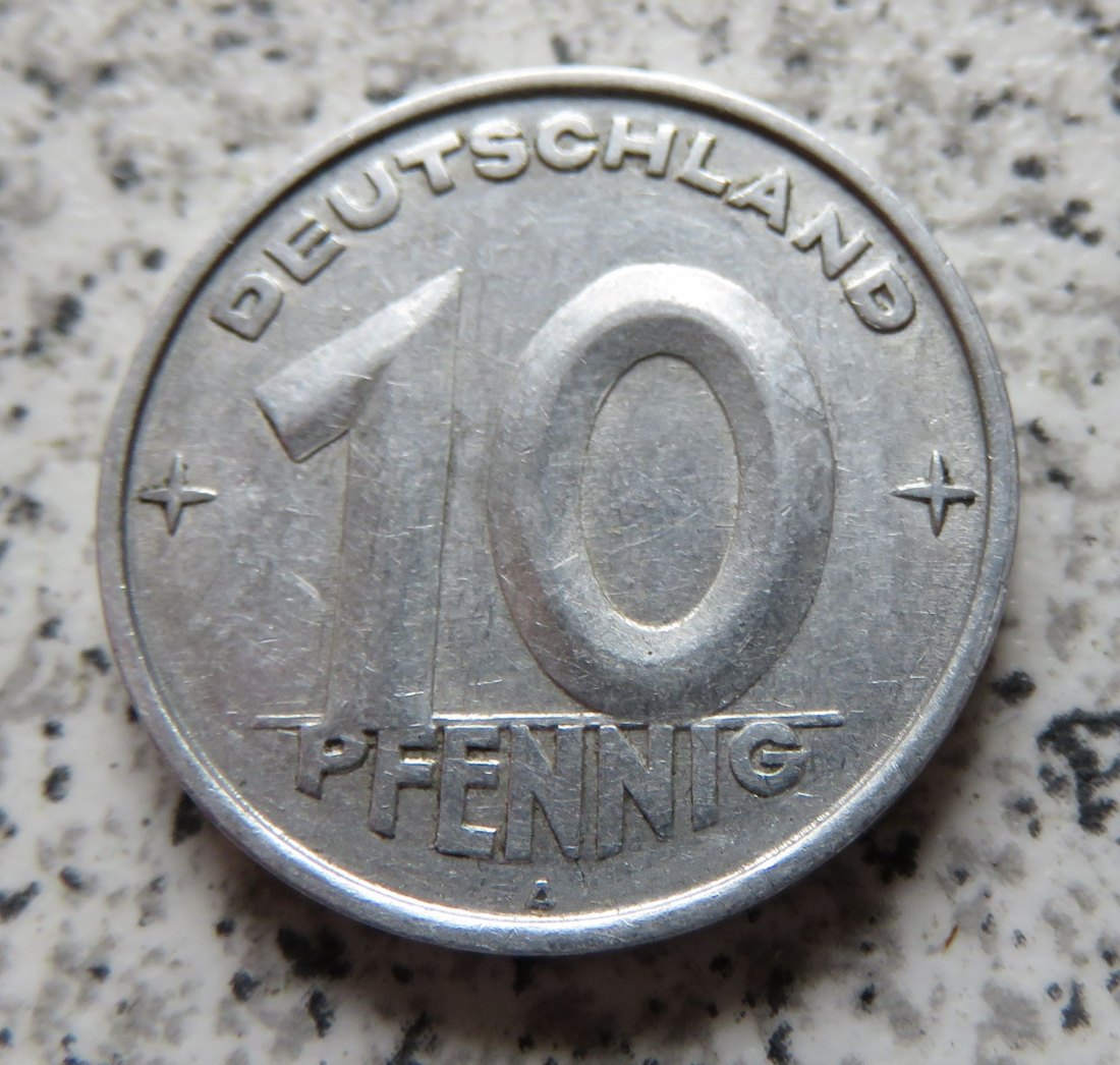  DDR 10 Pfennig 1953 A   