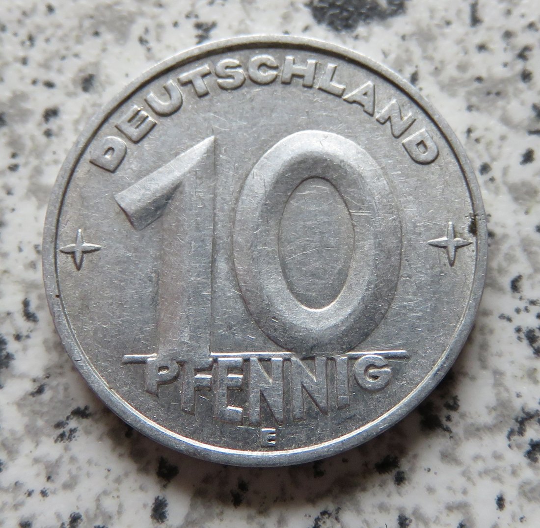  DDR 10 Pfennig 1953 E   