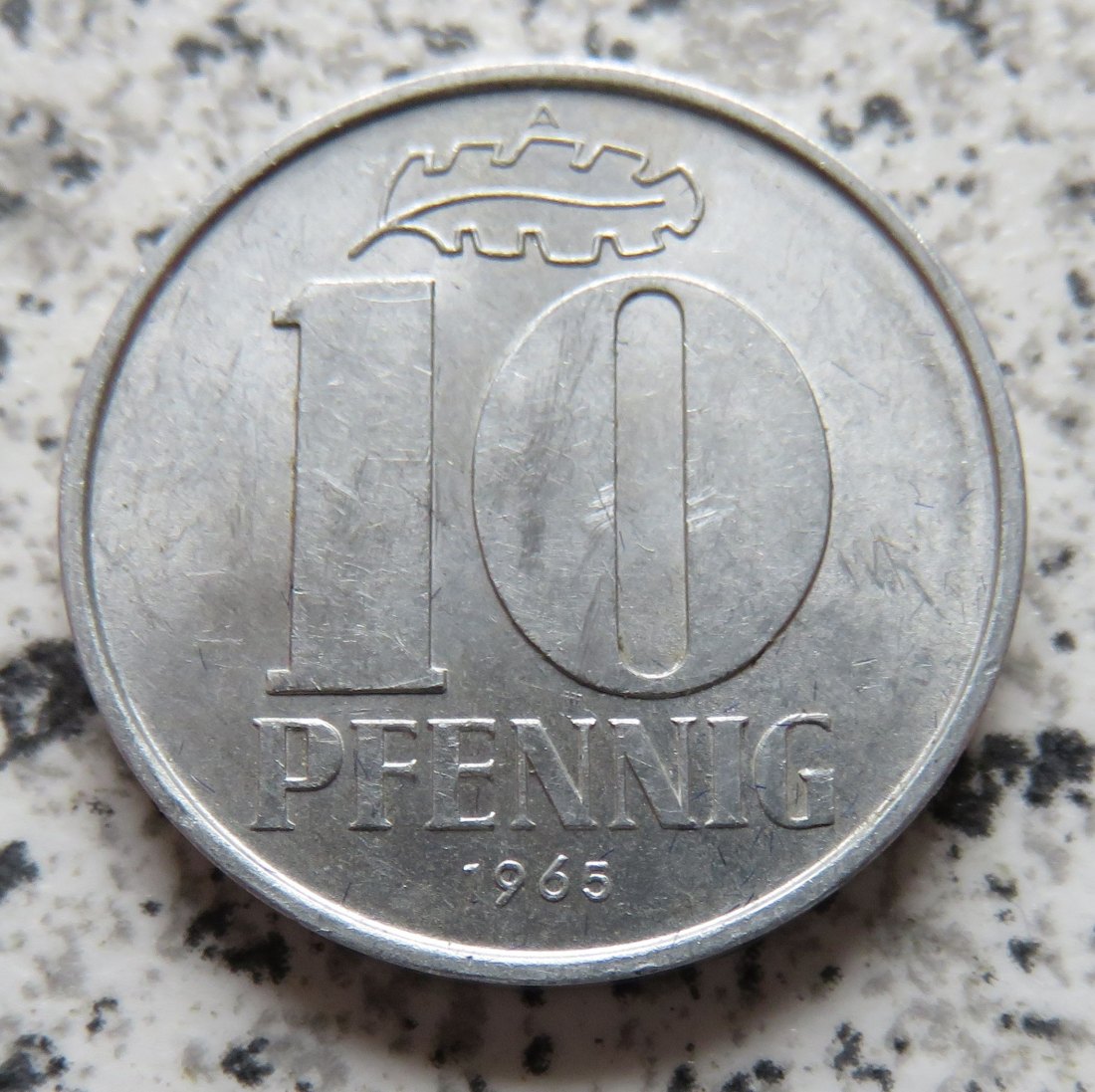  DDR 10 Pfennig 1965 A   