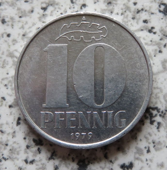  DDR 10 Pfennig 1979 A   