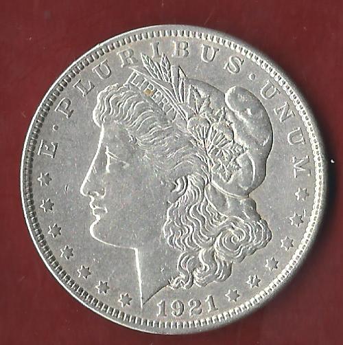  Morgan Dollar 1921  Koblenzer Münzen Studio Koblenz Frank Maurer AH586   