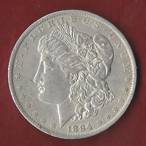  Morgan Dollar 1884 O  Koblenzer Münzen Studio Koblenz Frank Maurer AH587   