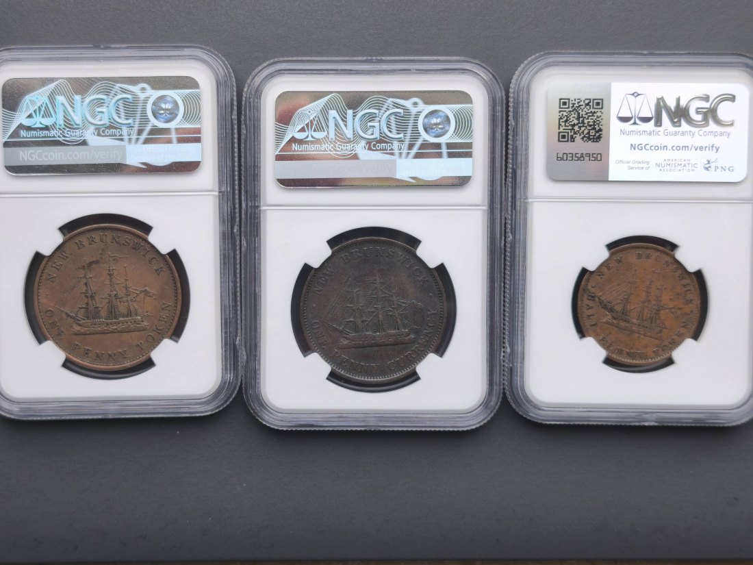  Canada - Lot of 9 NGC graded Coins 1843-1871   