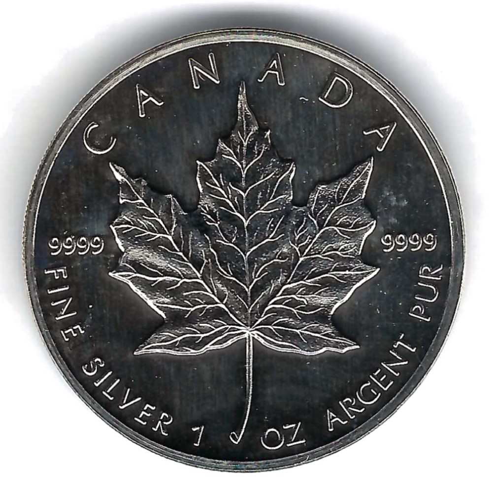  Kanada Maple Leaf 1988 AG 1 OZ Koblenzer Münzen Studio Koblenz Frank Maurer AH709   