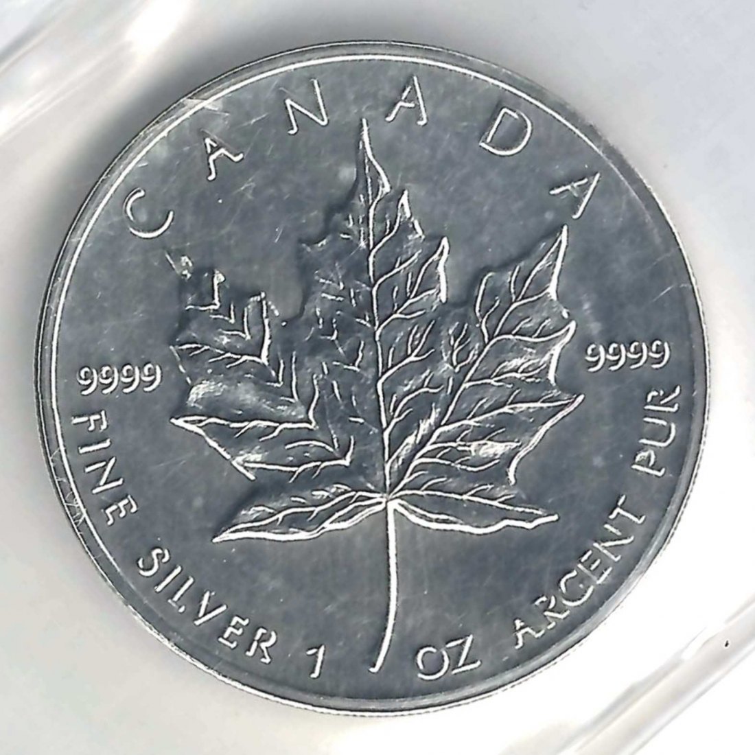  Kanada Maple Leaf 1991 AG 1 OZ Koblenzer Münzen Studio Koblenz Frank Maurer AH711   