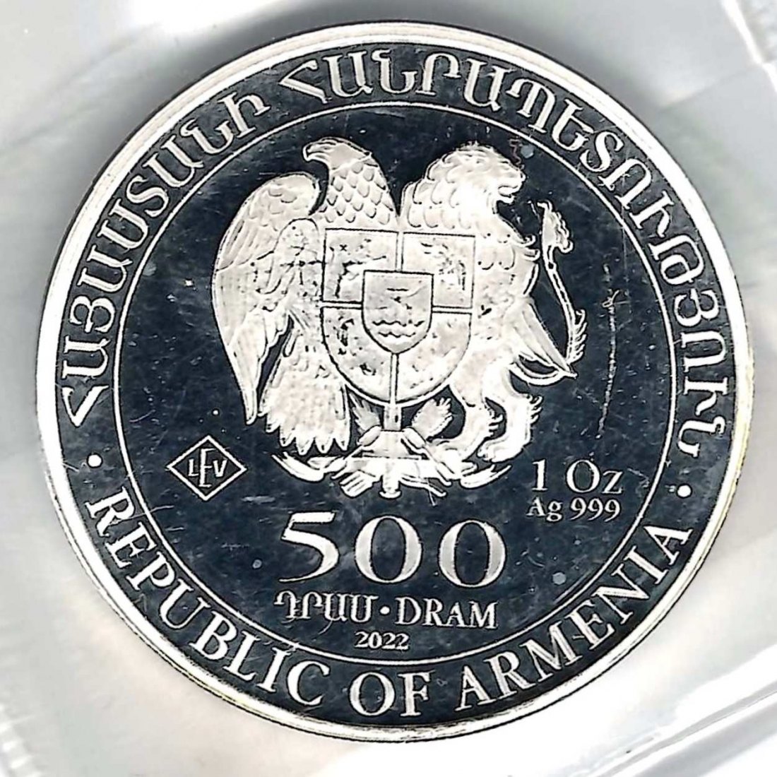  Armenien 500 Dram 2022 arche Noah 1 OZ Neuware   Münzenankauf Koblenz Frank Maurer AH712   