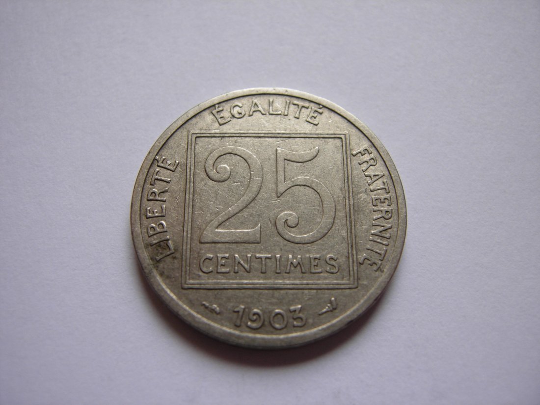  25 Centimes 1903   