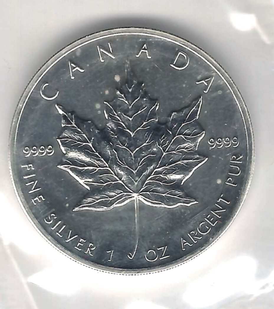  Kanada Maple Leaf 1992 AG 1 OZ Koblenzer Münzen Studio Koblenz Frank Maurer AH714   