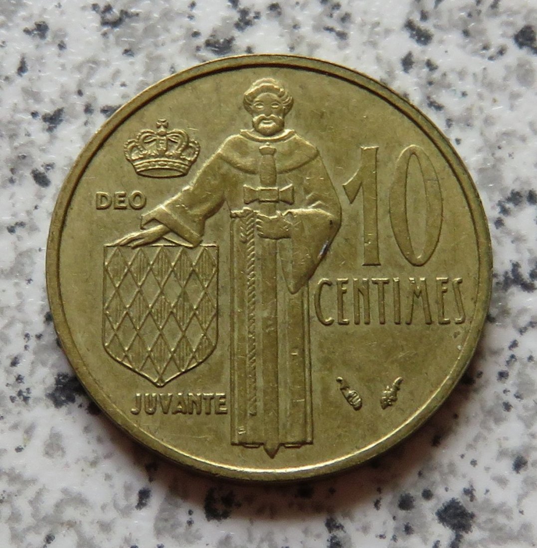  Monaco 10 Centimes 1977   