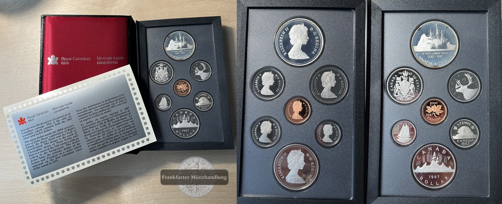  Canada Royal Canadian Mint Set 1987  FM-Frankfurt   