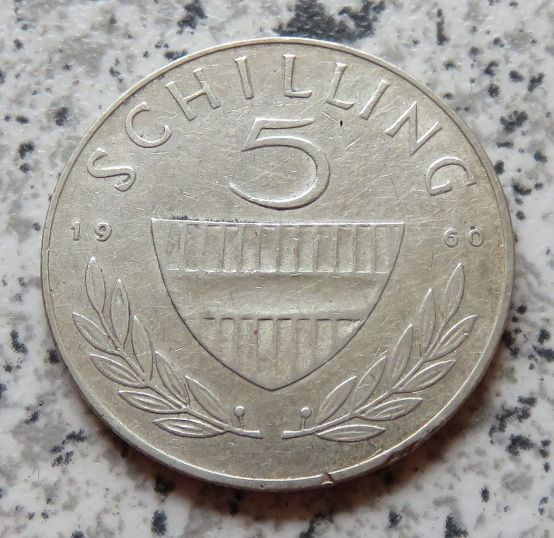  Österreich 5 Schilling 1960   