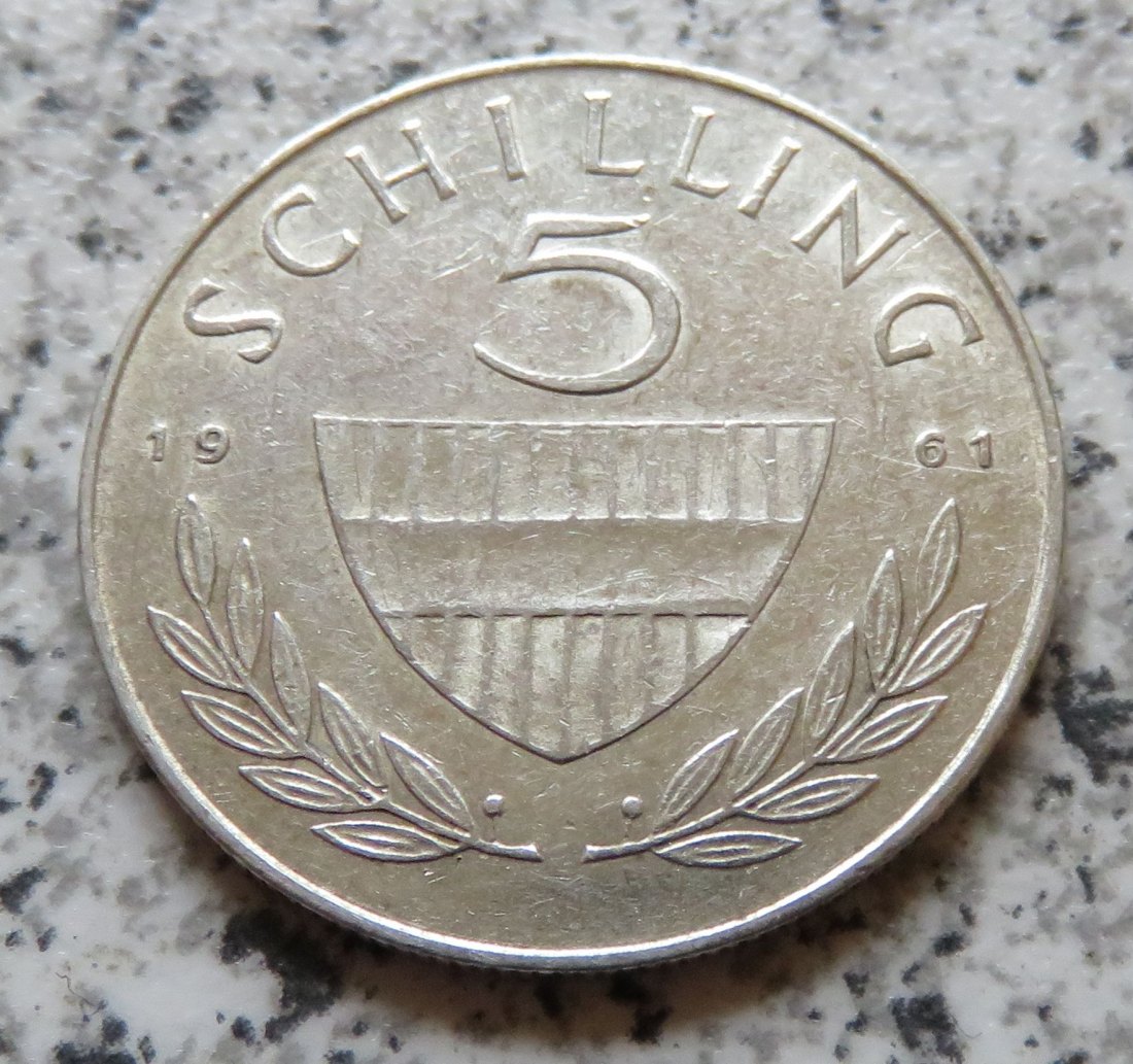  Österreich 5 Schilling 1961   