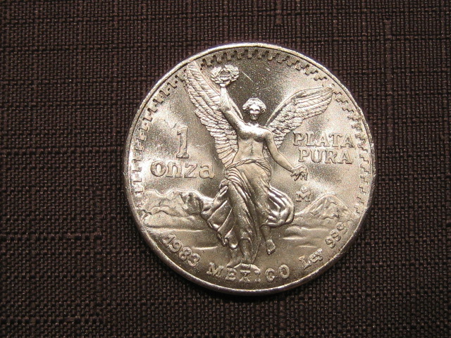  Mexico 1 Onza 1983 Silber   