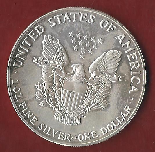  USA 1987 1 OZ Feinsilber Koblenzer Münzen Studio Koblenz Frank Maurer AH809   