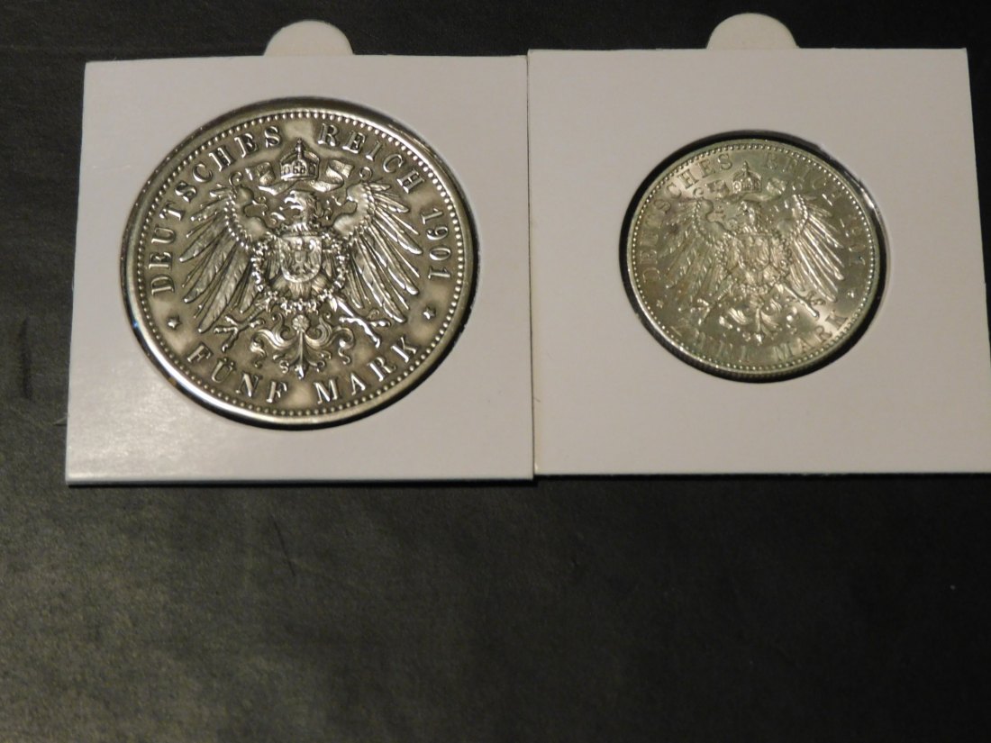  GERMANY 2-5 MARK 1901 PRUSSIA.GRADE-PLEASE SEE PHOTOS.   