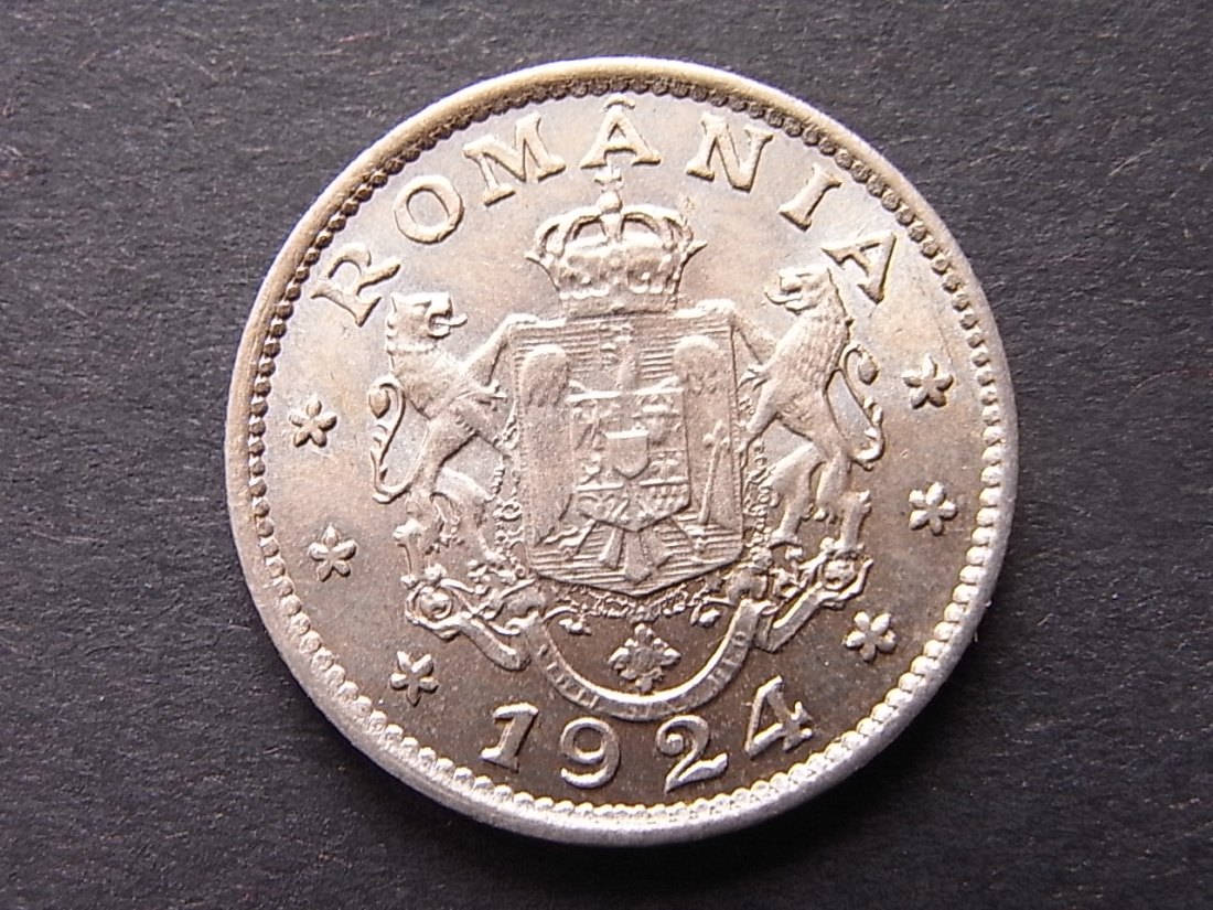  Rumänien 1 Leu 1924 unc   