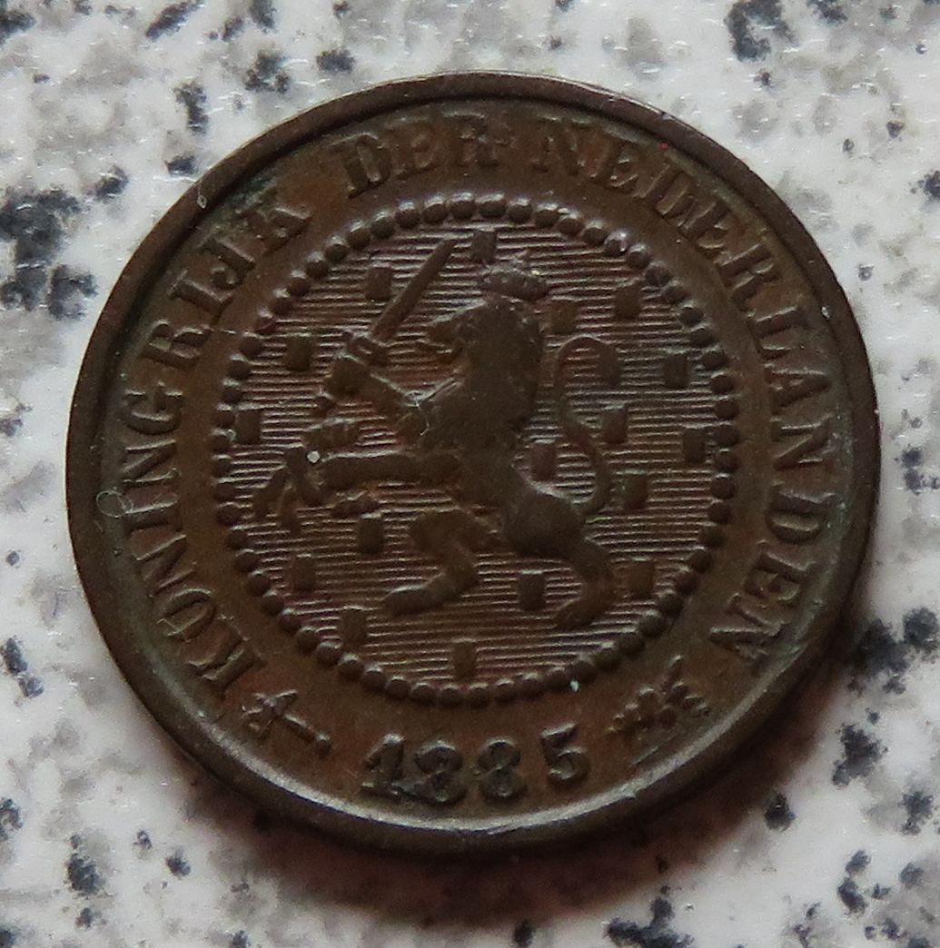  Niederlande 1/2 Cent 1885   