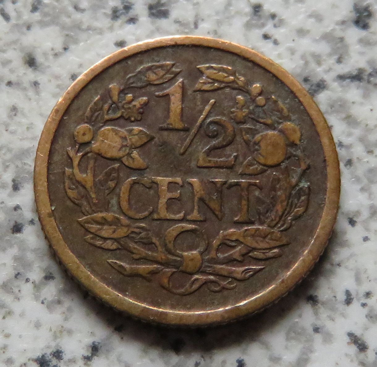  Niederlande 1/2 Cent 1912   