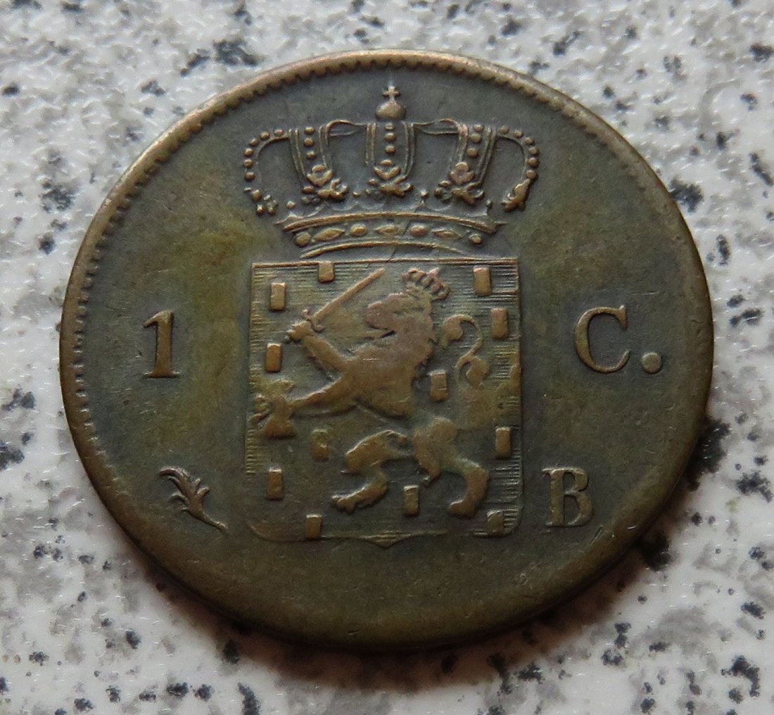  Niederlande 1 Cent 1826 B   