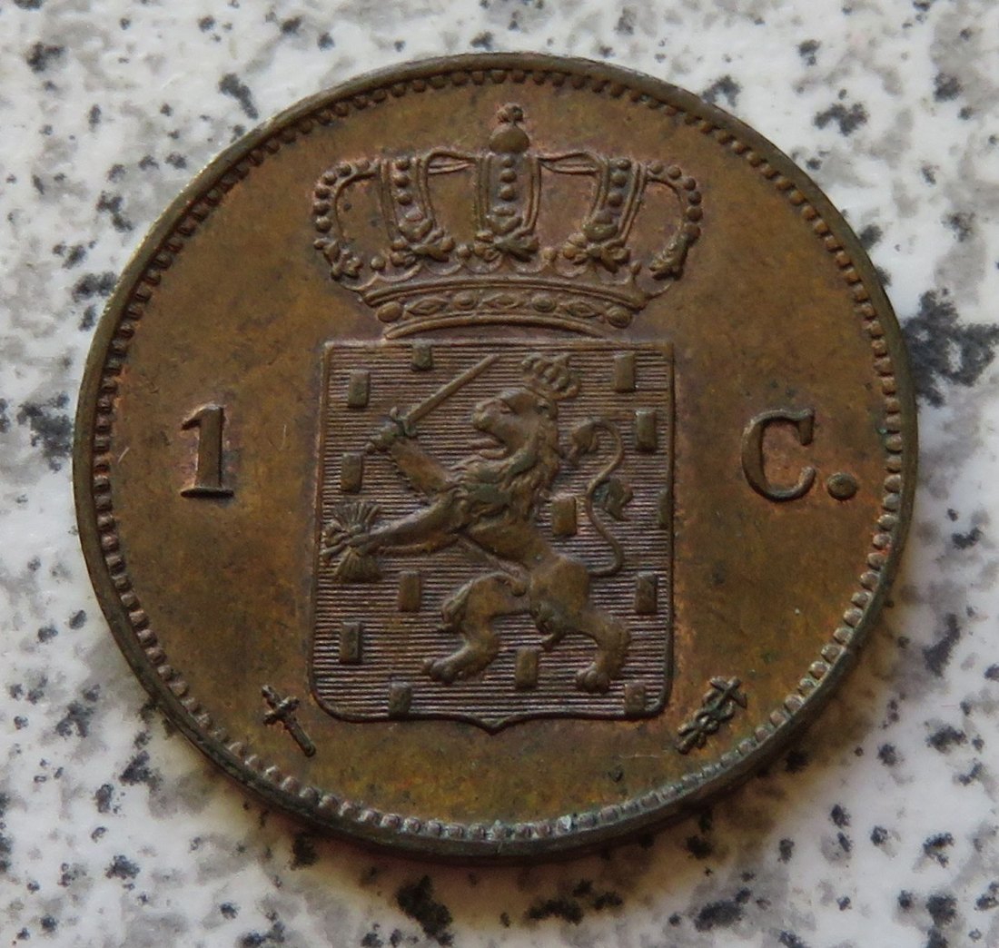  Niederlande 1 Cent 1873, Erhaltung   