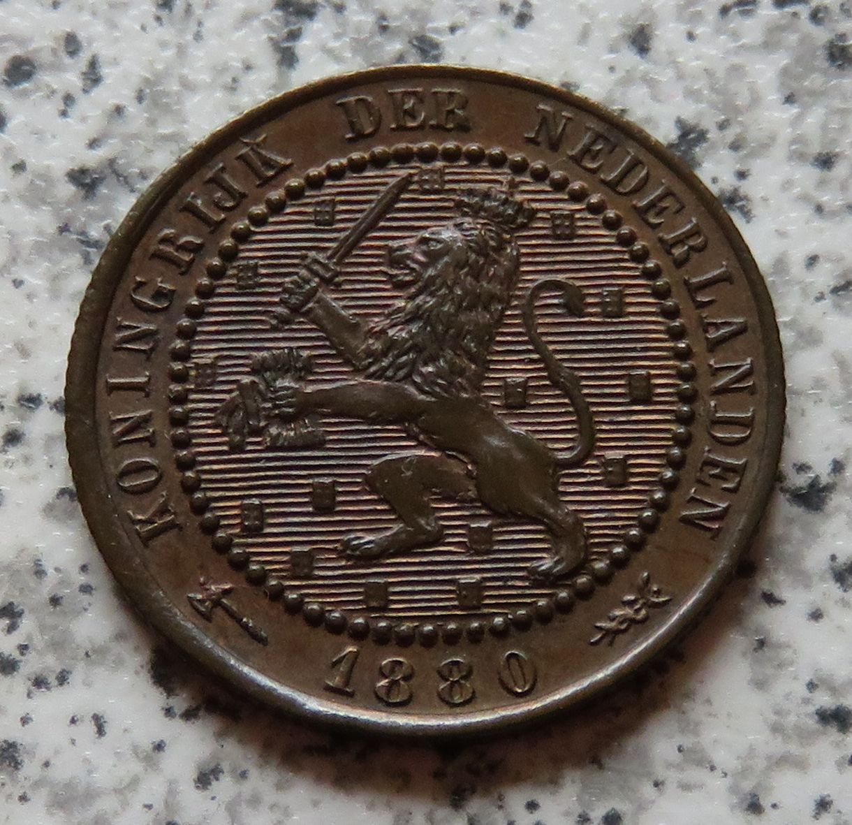  Niederlande 1 Cent 1880, Erhaltung   