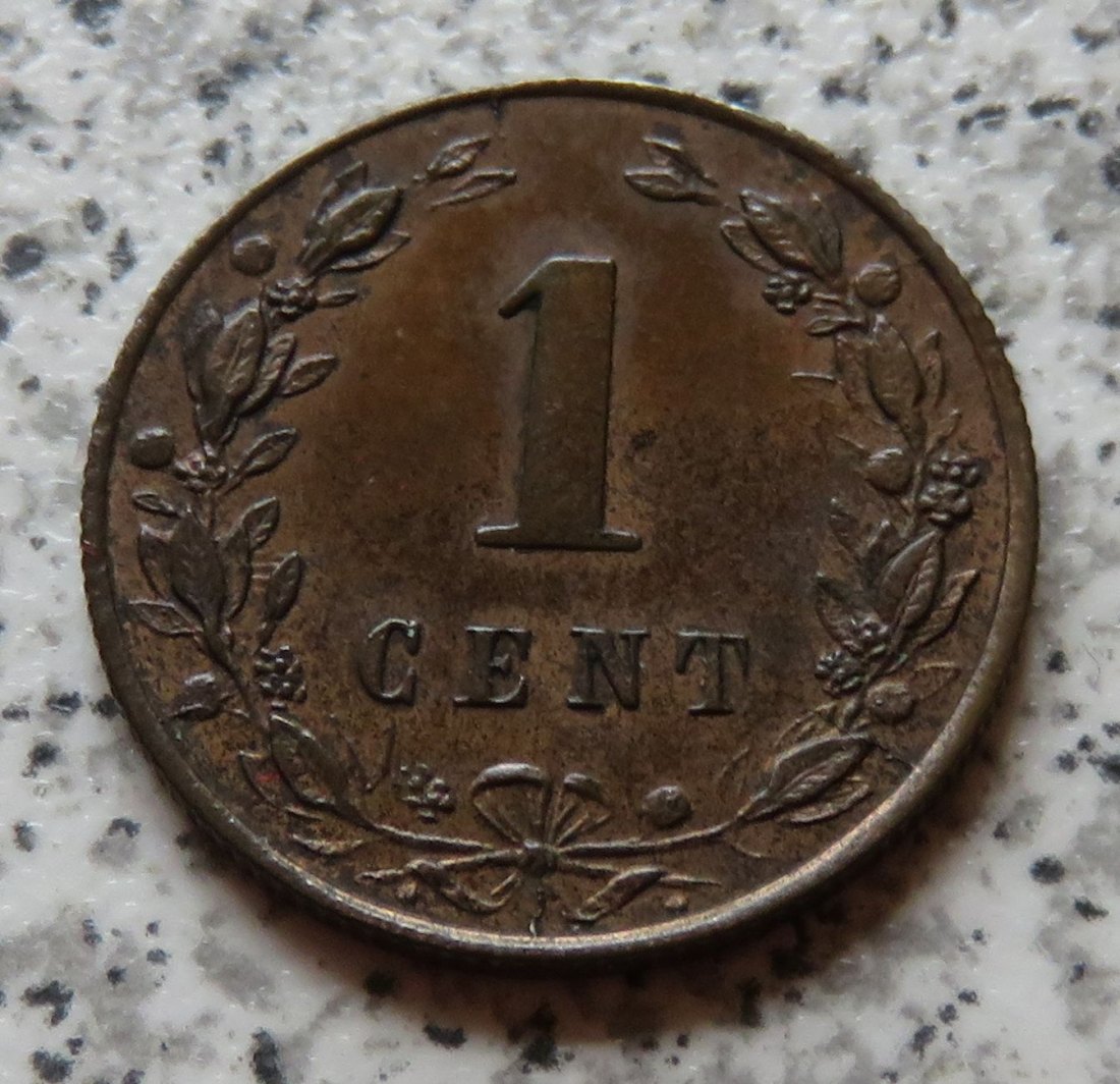  Niederlande 1 Cent 1880, Erhaltung   