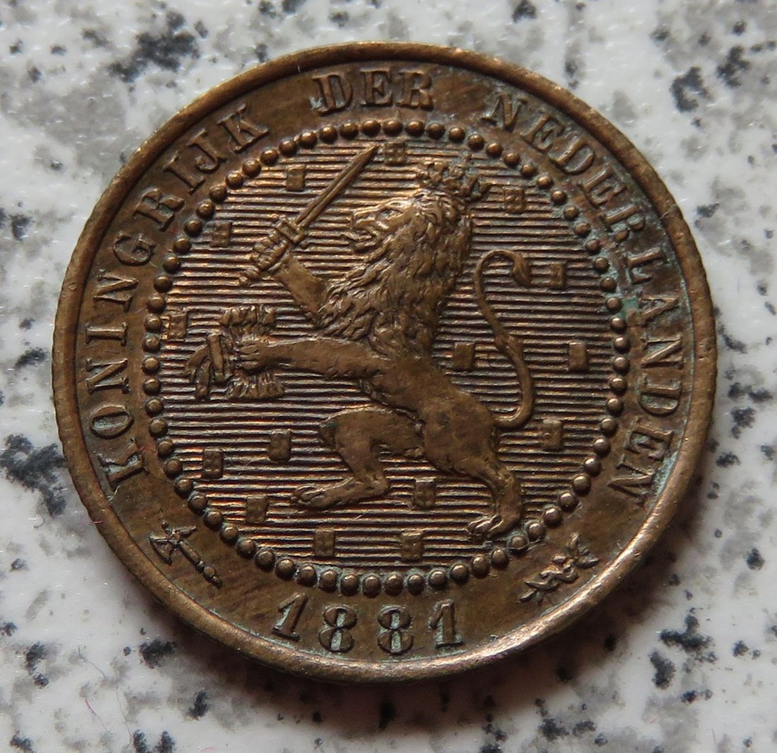  Niederlande 1 Cent 1881   