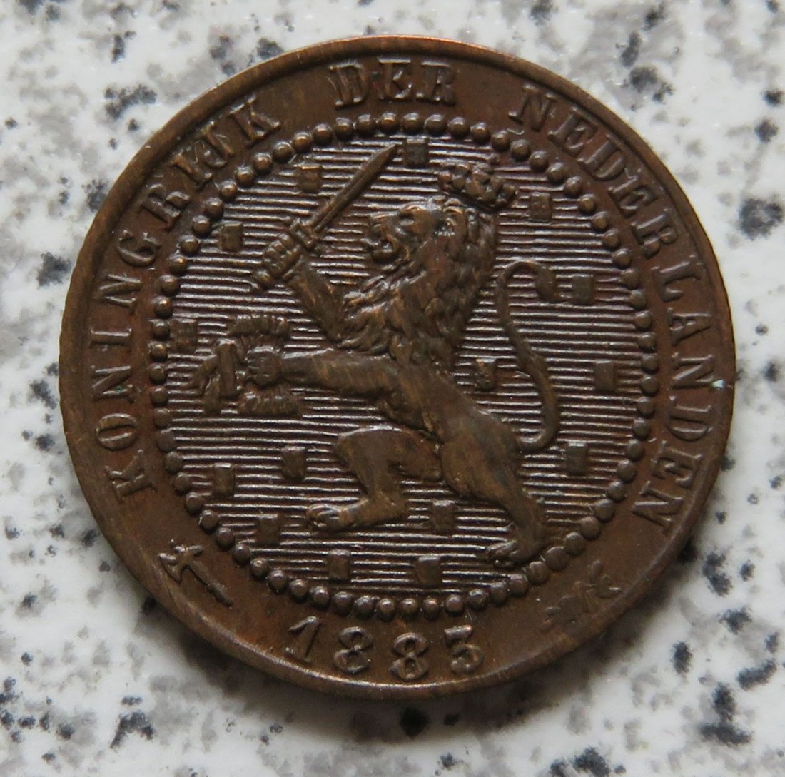  Niederlande 1 Cent 1883   