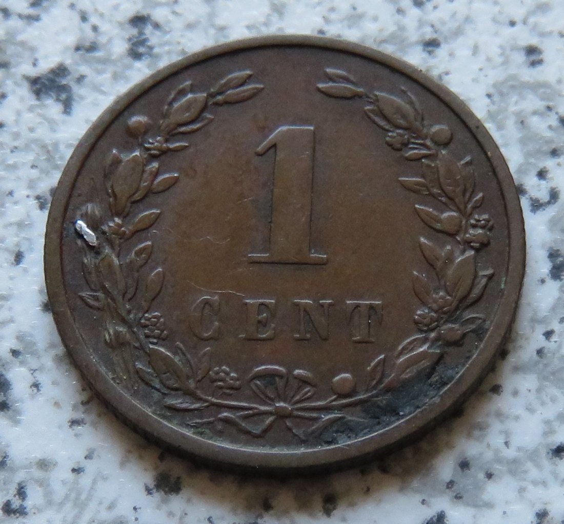  Niederlande 1 Cent 1901 KONIN-G-RIJK, KM 131   