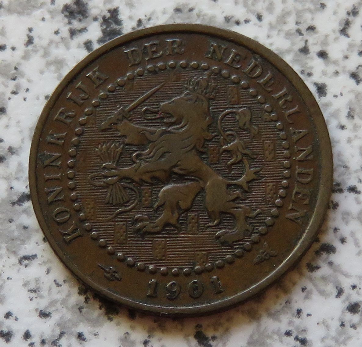  Niederlande 1 Cent 1901 KONIN-K-RIJK, KM 130   